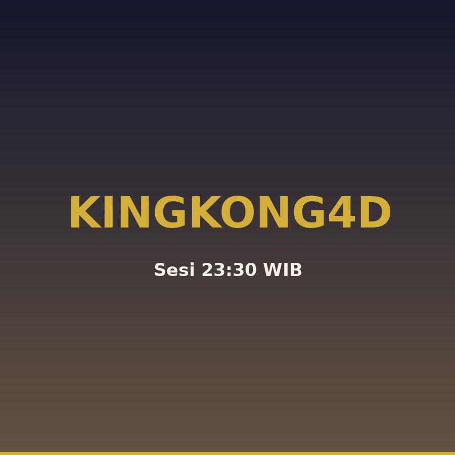 pengeluaran kingkong 4D 30 September 2026, angka ikut dan paito